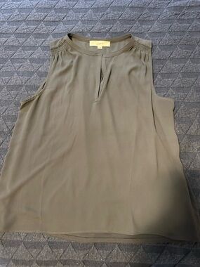 LOFT Blue/Gray Sleeveless Top